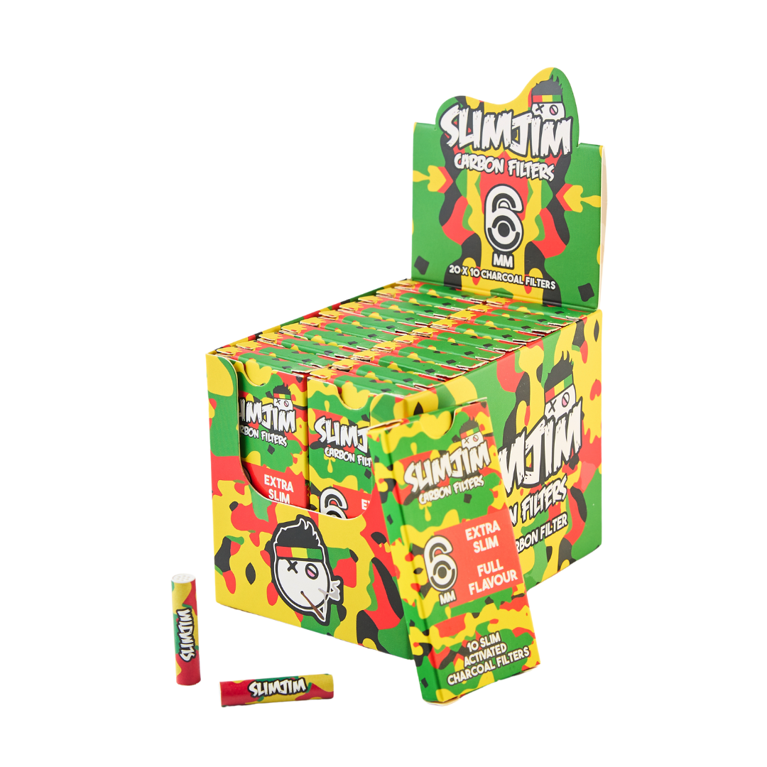 Slimjim | Camo 6mm Carbon Filters (Pack of 20)_3