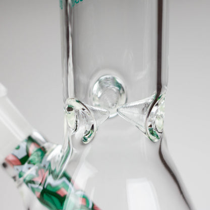 AQUA | 10" Beaker glass water bong with silicone cap [AQUA200]_6