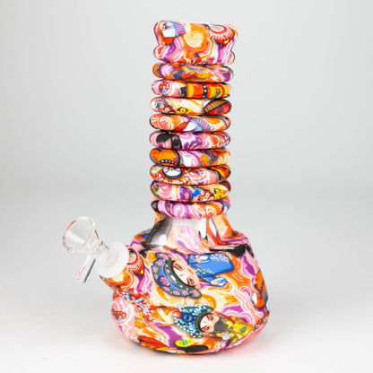 9"-15" extendable silicone water bong_5