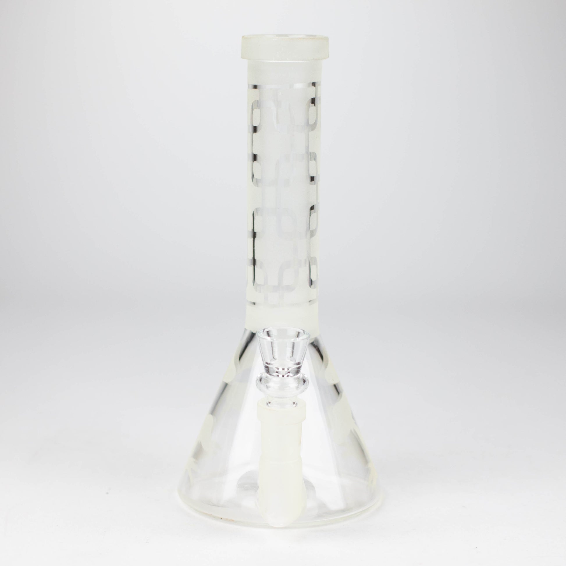 12" GLOW IN DARK BEAKER BONG WITH ICE CATCHER_3