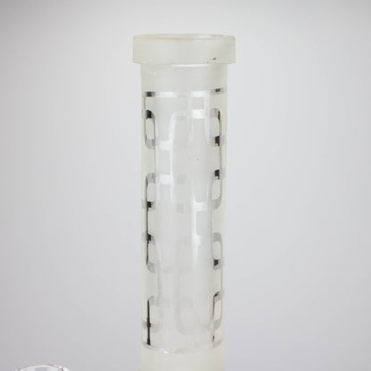 12" GLOW IN DARK BEAKER BONG WITH ICE CATCHER_4
