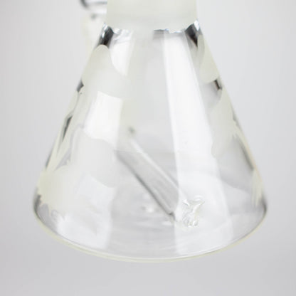12" GLOW IN DARK BEAKER BONG WITH ICE CATCHER_6