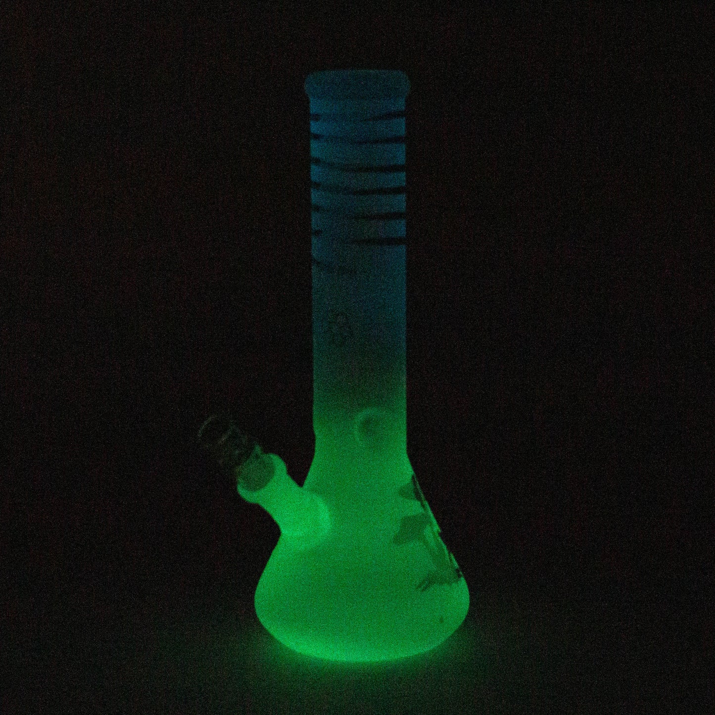 12" GLOW IN DARK BEAKER BONG WITH ICE CATCHER_1