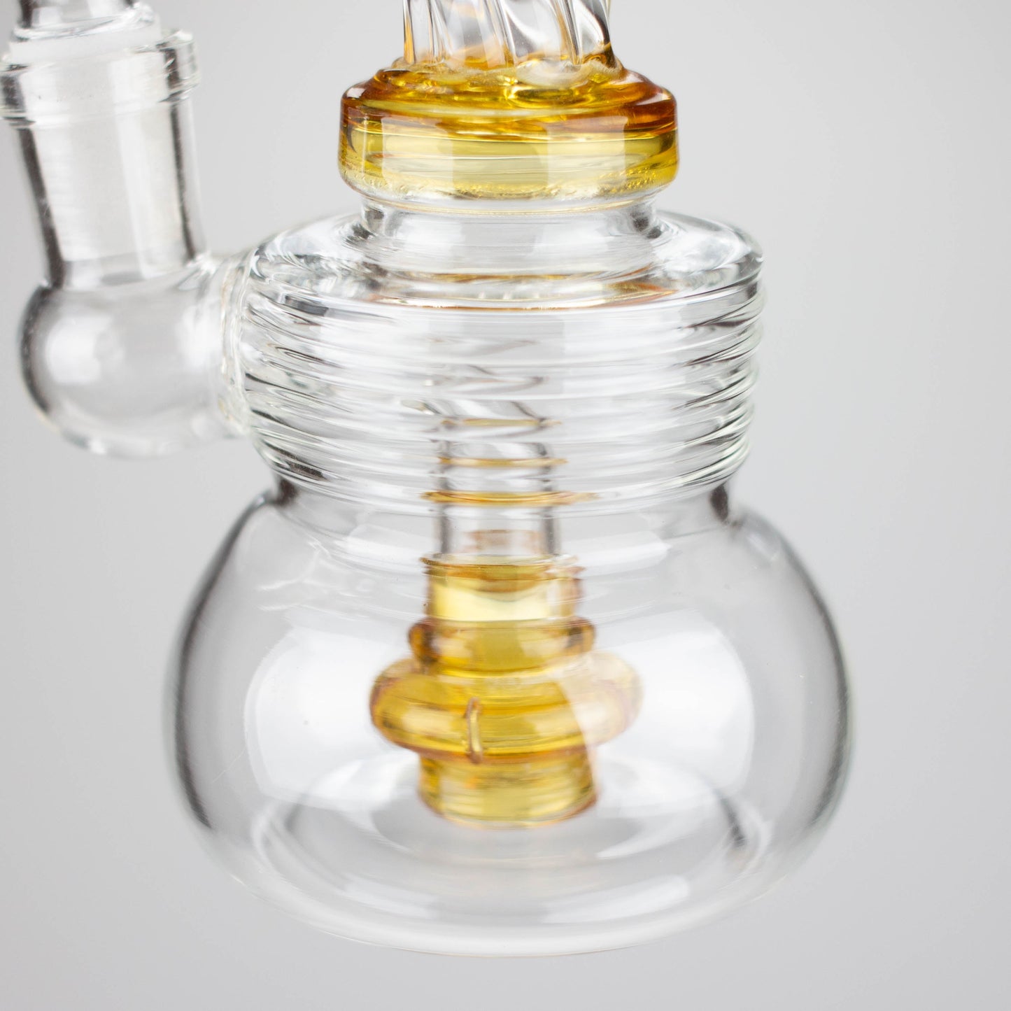6" Swirl glass bong with water diffuser_1