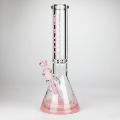 Castle Glassworks | 14" Color Logo Beaker Bong [C-005]_11
