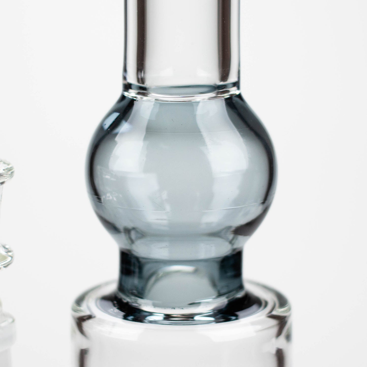 11" Color accented glass bong with honeycomb diffuser-Assorted_10