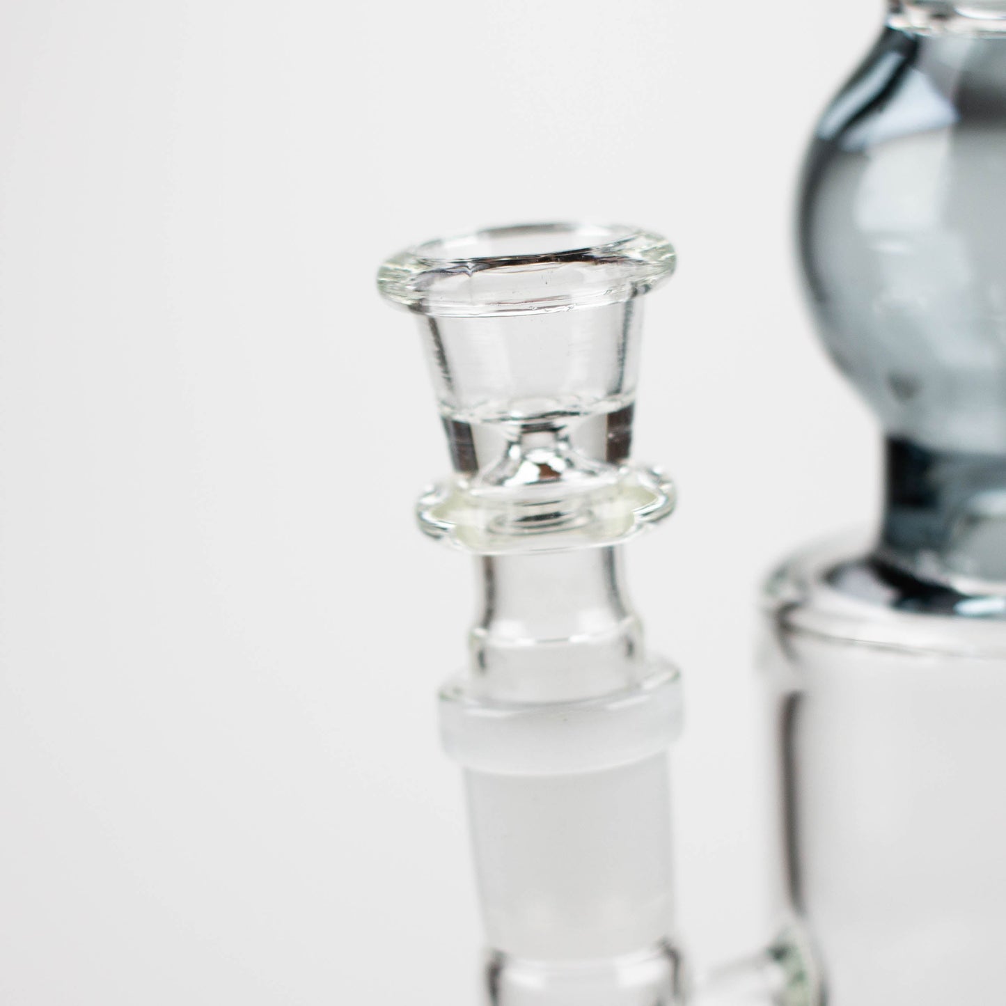 11" Color accented glass bong with honeycomb diffuser-Assorted_11