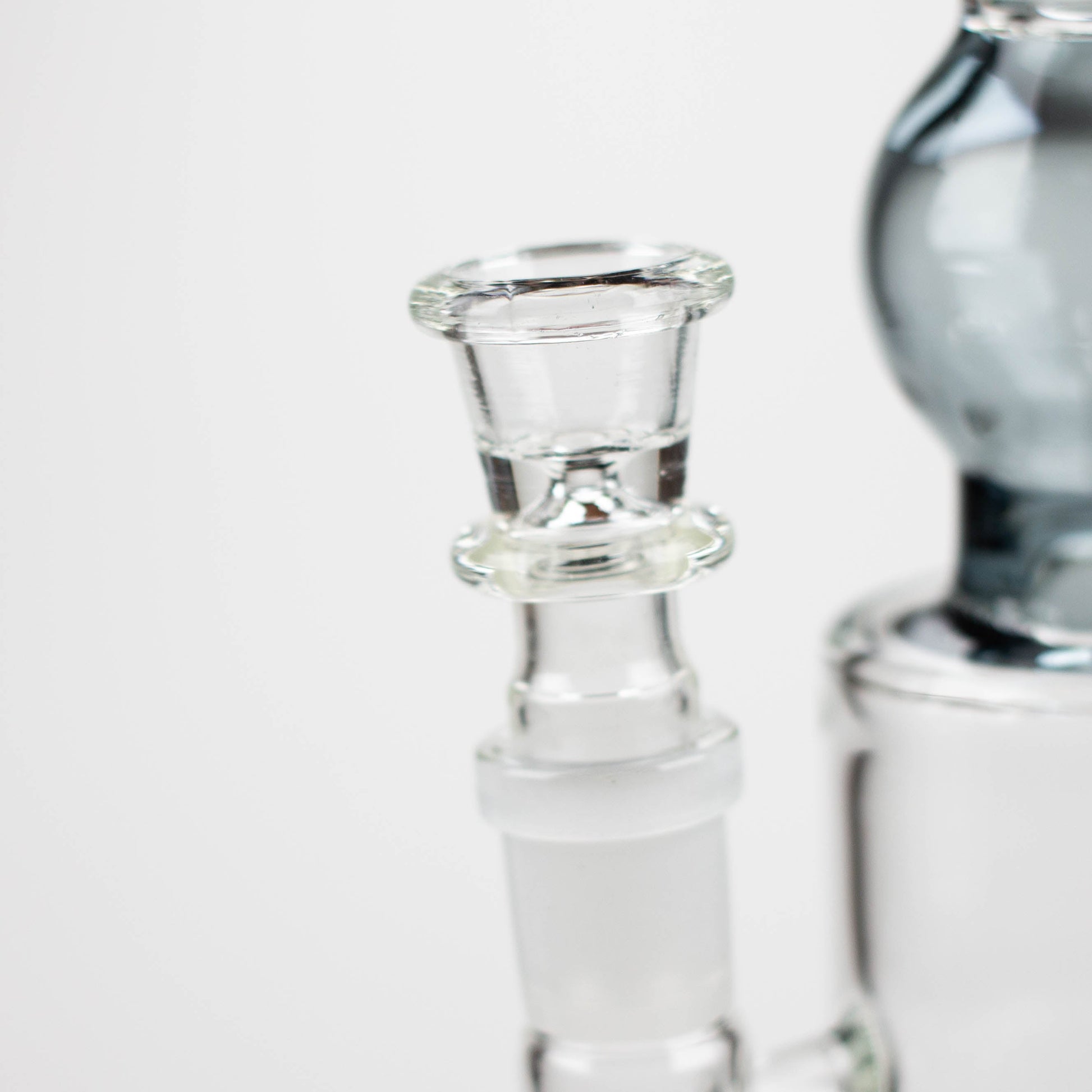 11" Color accented glass bong with honeycomb diffuser-Assorted_11