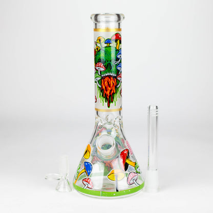 10" Glass Bong With The Nature Design_2