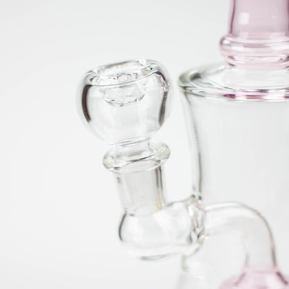 8" color tube glass bong with diffuser_8