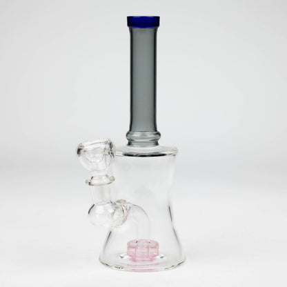 8" color tube glass bong with diffuser_2