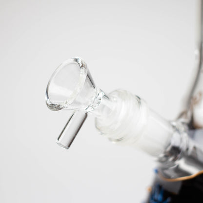 10" 3D Sky Design Glass Beaker Bong