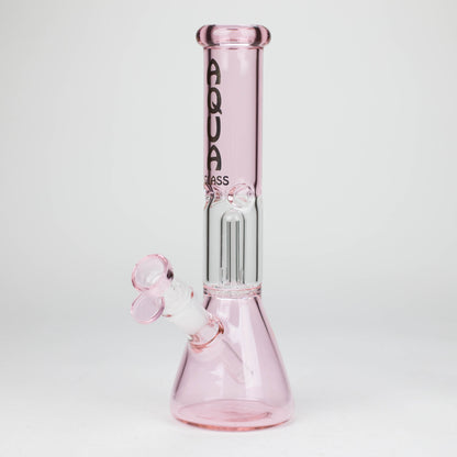 AQUA | 10″ Glass Bong with Percolator & Bowl [B2]_10