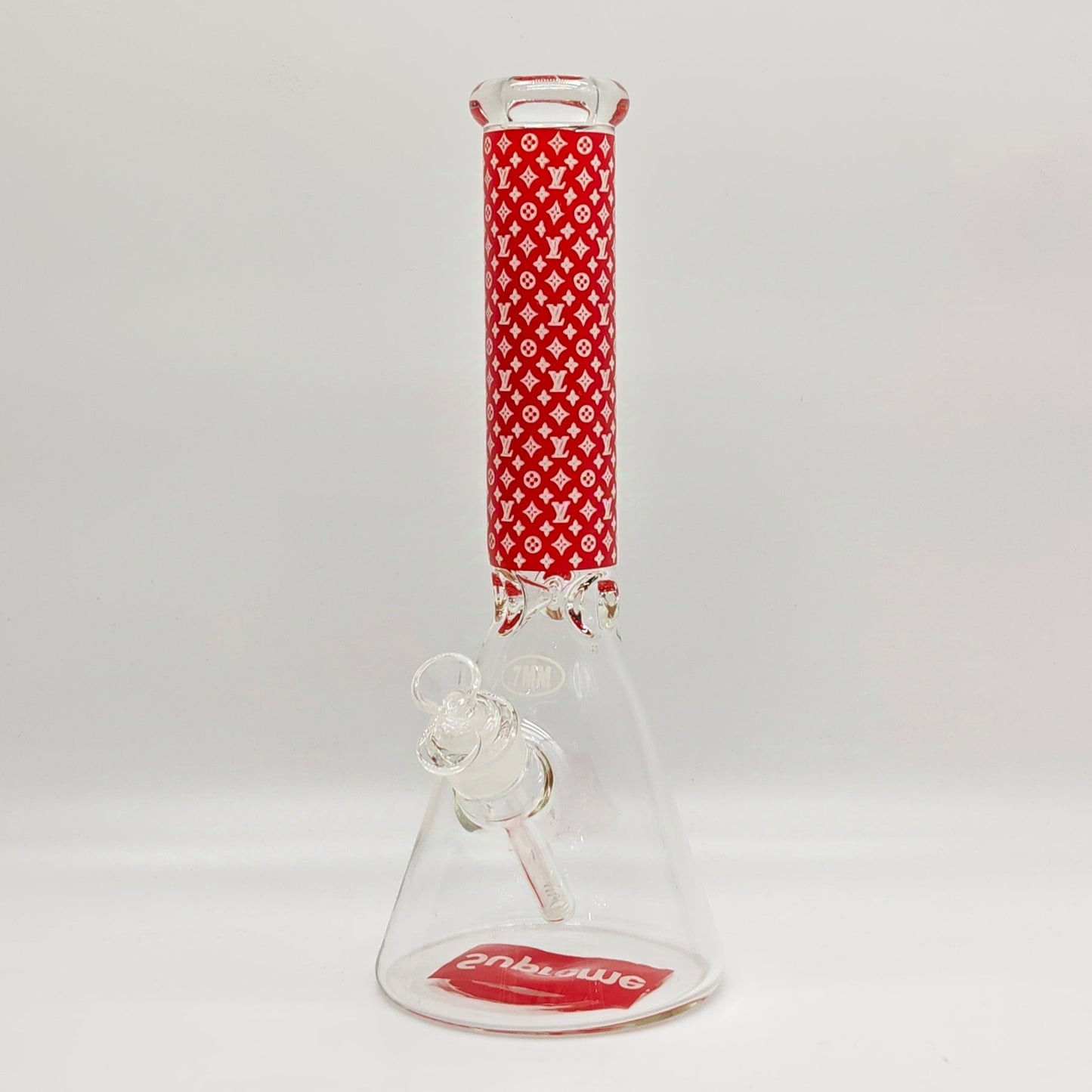 14" Stylish Designed 7mm Glow in the dark Glass Bong [LV145007]_8