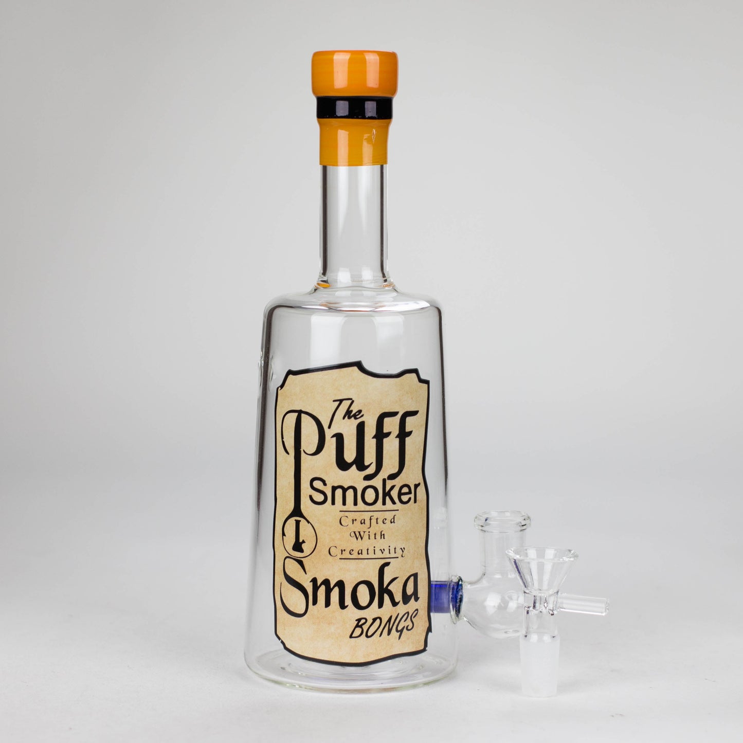 9" Liquor Bottle Glass Bong [MK-BB01]_10