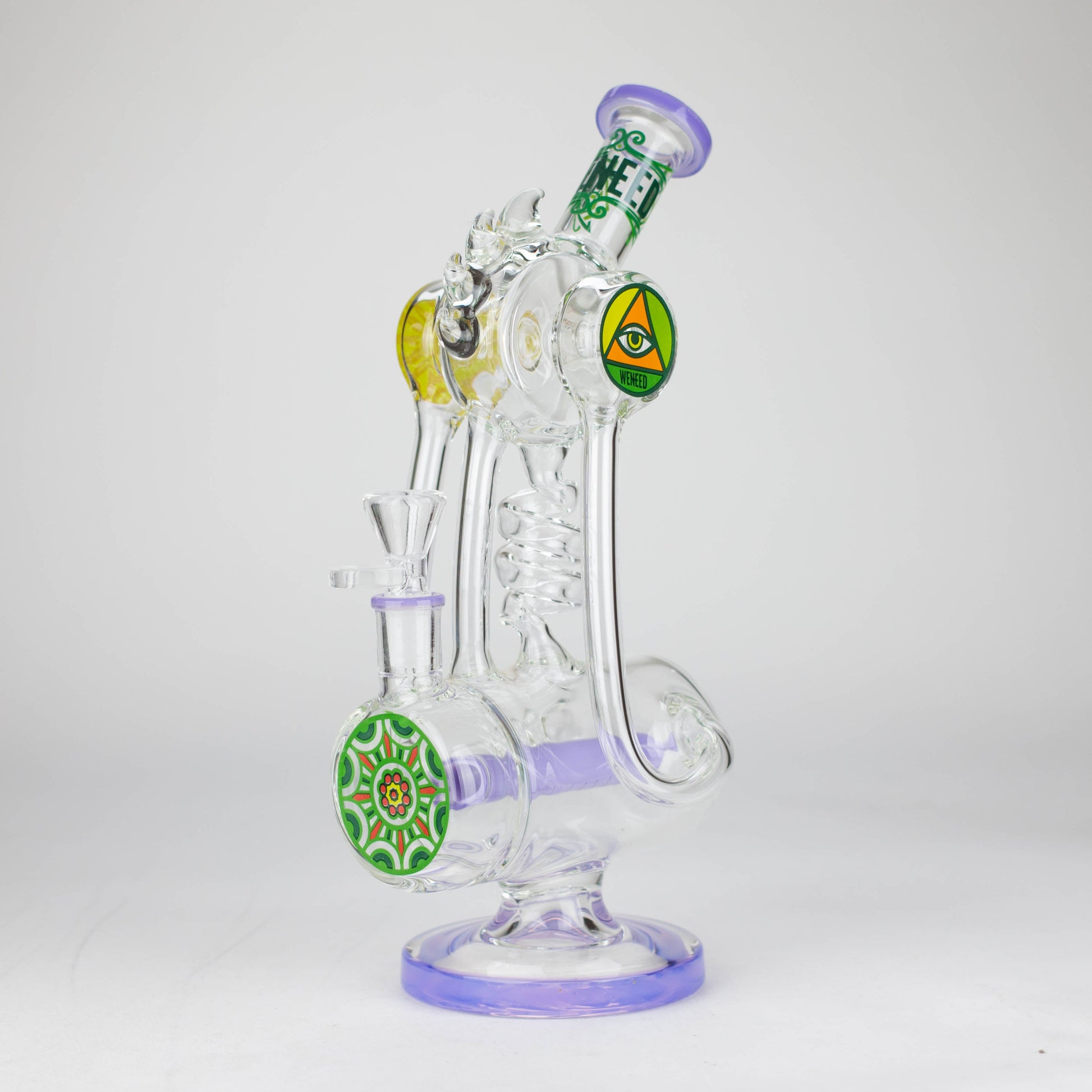 WENEED | 12" Twisting Tide Glass Bong_11