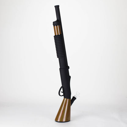27" Painted Shotgun Design Glass Bong with Display Stand [GU006]_2