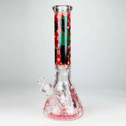 14" Cartoon Glow 9 mm glass bong [PIP835]_3