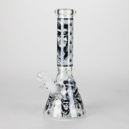 10" Gorilla Designs Glow In The Dark beaker bong In the Box [PIP302]_12
