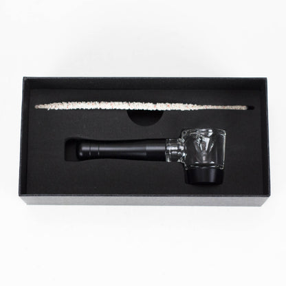 4" Pipe -Aluminum+Glass, Black Color  [YD1500]_3
