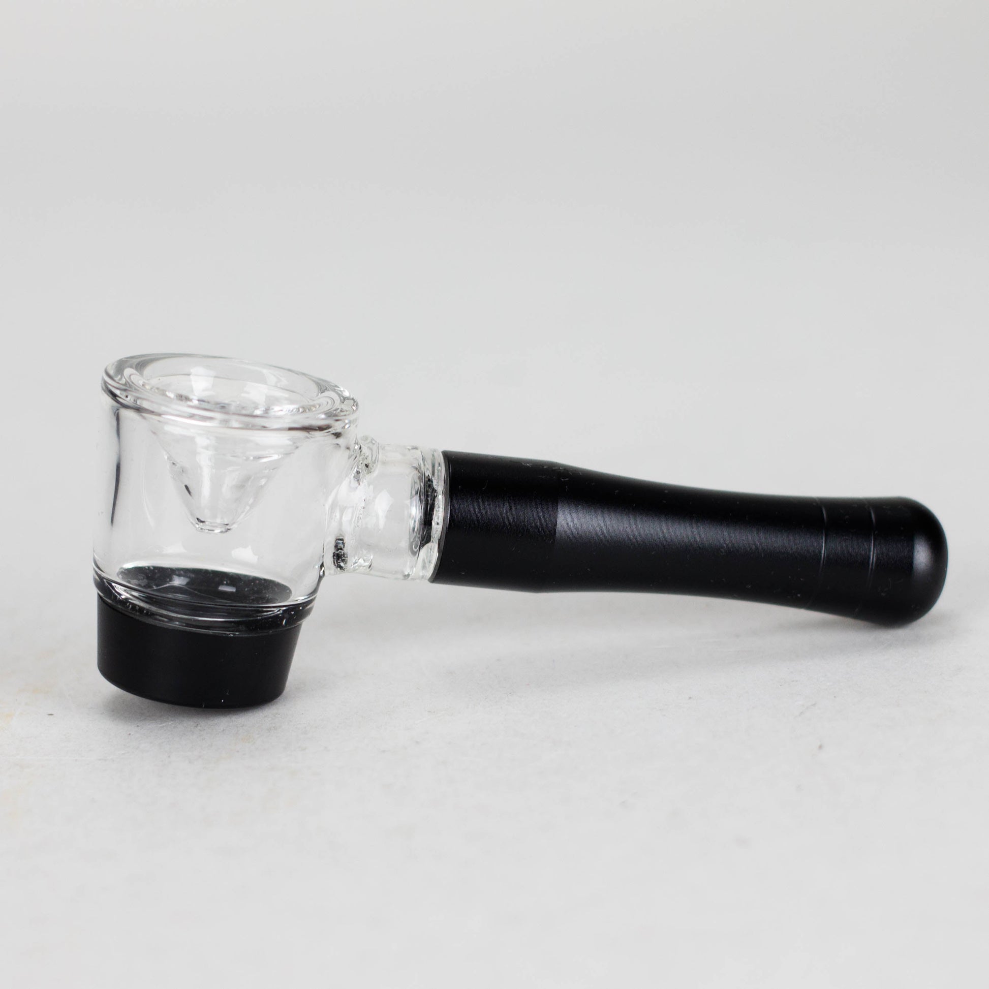 4" Pipe -Aluminum+Glass, Black Color  [YD1500]_1