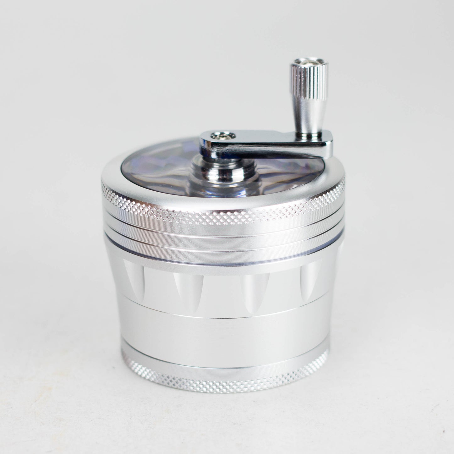 60mm 4 Part Grinder, With Grinding Gear on Top and Black Color [CN6402]_3