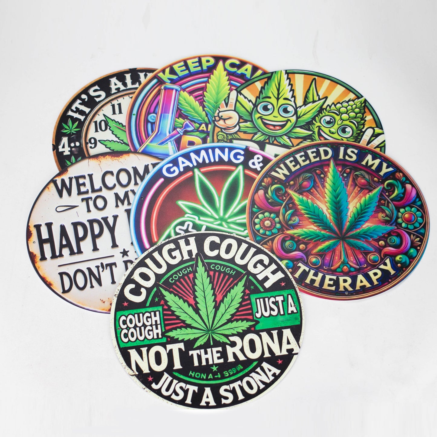 TRIM QUEEN | 420 VINTAGE ROUND SIGNS_0