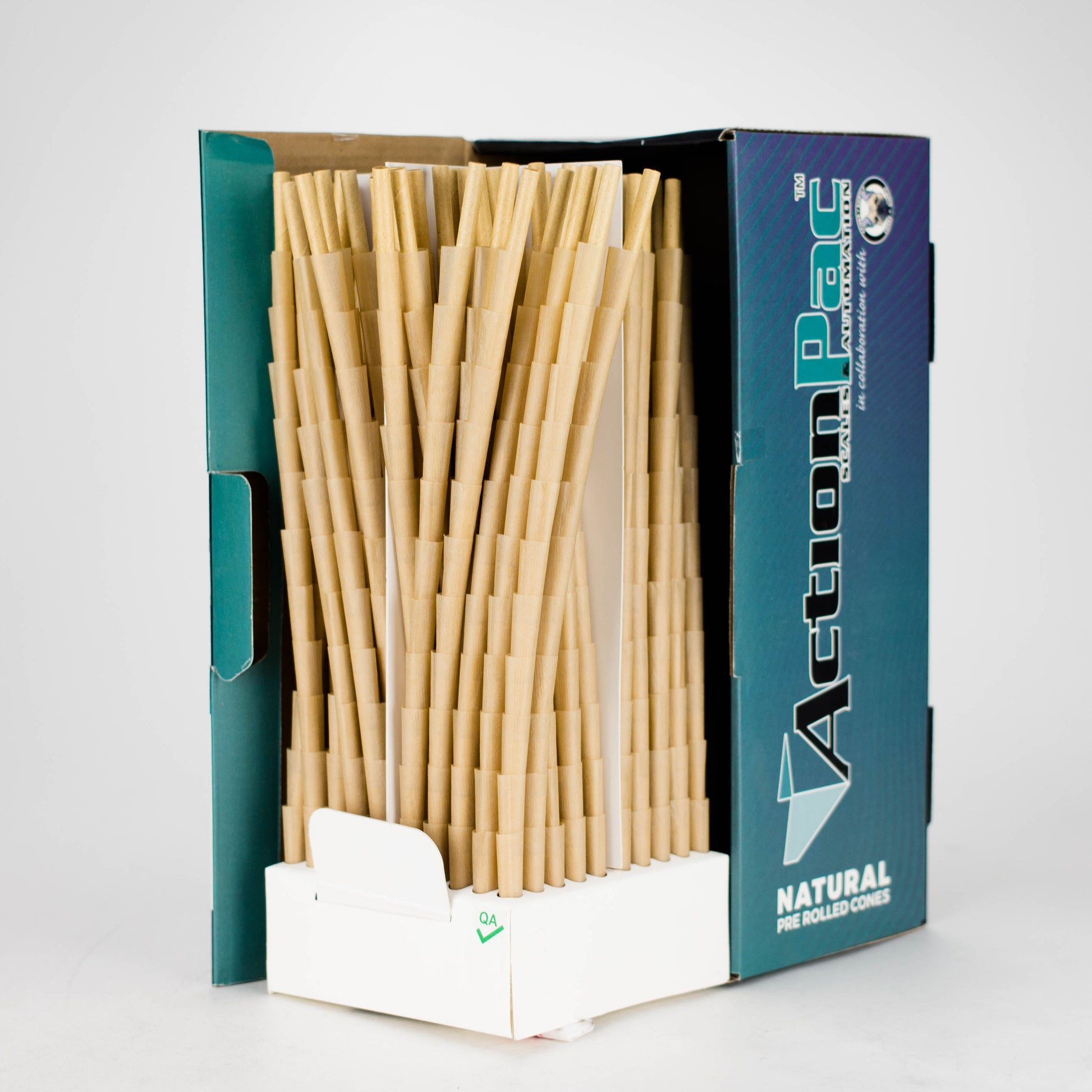 ActionPac X Cone+Supply | Shorty 1100 70mm Natural Pre-Rolled cones_1