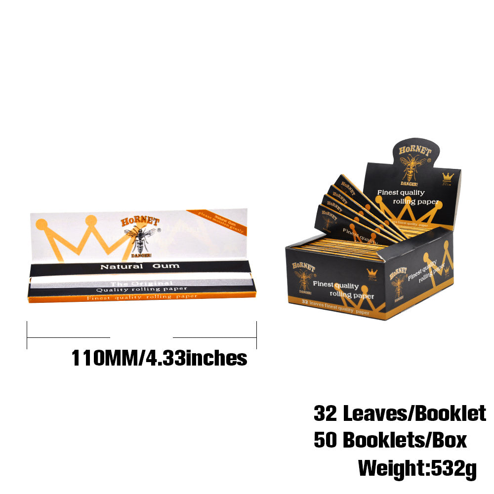Hornet | Black Natural Gum King Size Rolling Paper_4