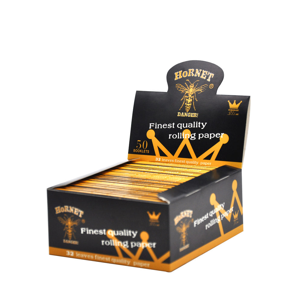 Hornet | Black Natural Gum King Size Rolling Paper_0