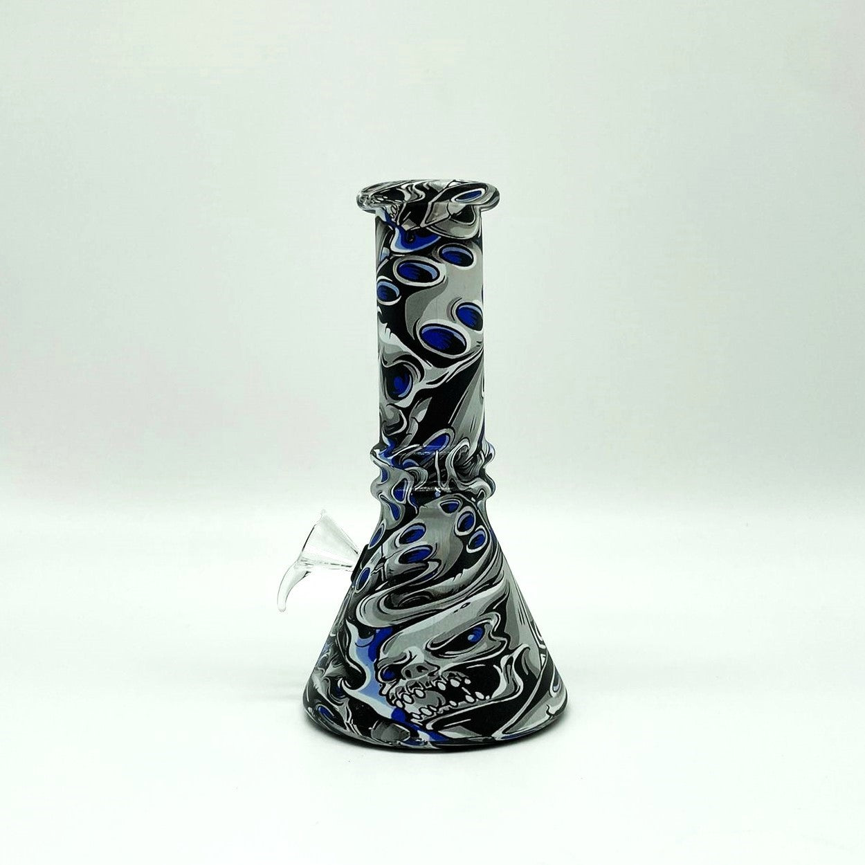 6" Multicolor Mini soft glass water bong Assorted Designs [PIP411]_2