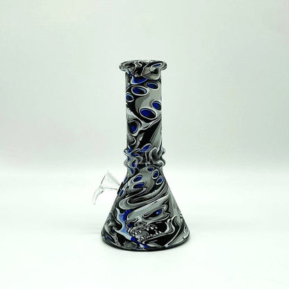 6" Multicolor Mini soft glass water bong Assorted Designs [PIP411]_2