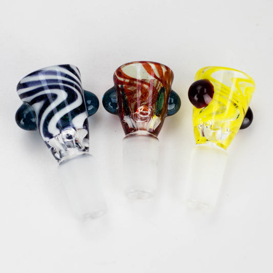 Shine Glassworks | Dichro Vacstack 14mm  3 Hole bowl - made in Canada_0