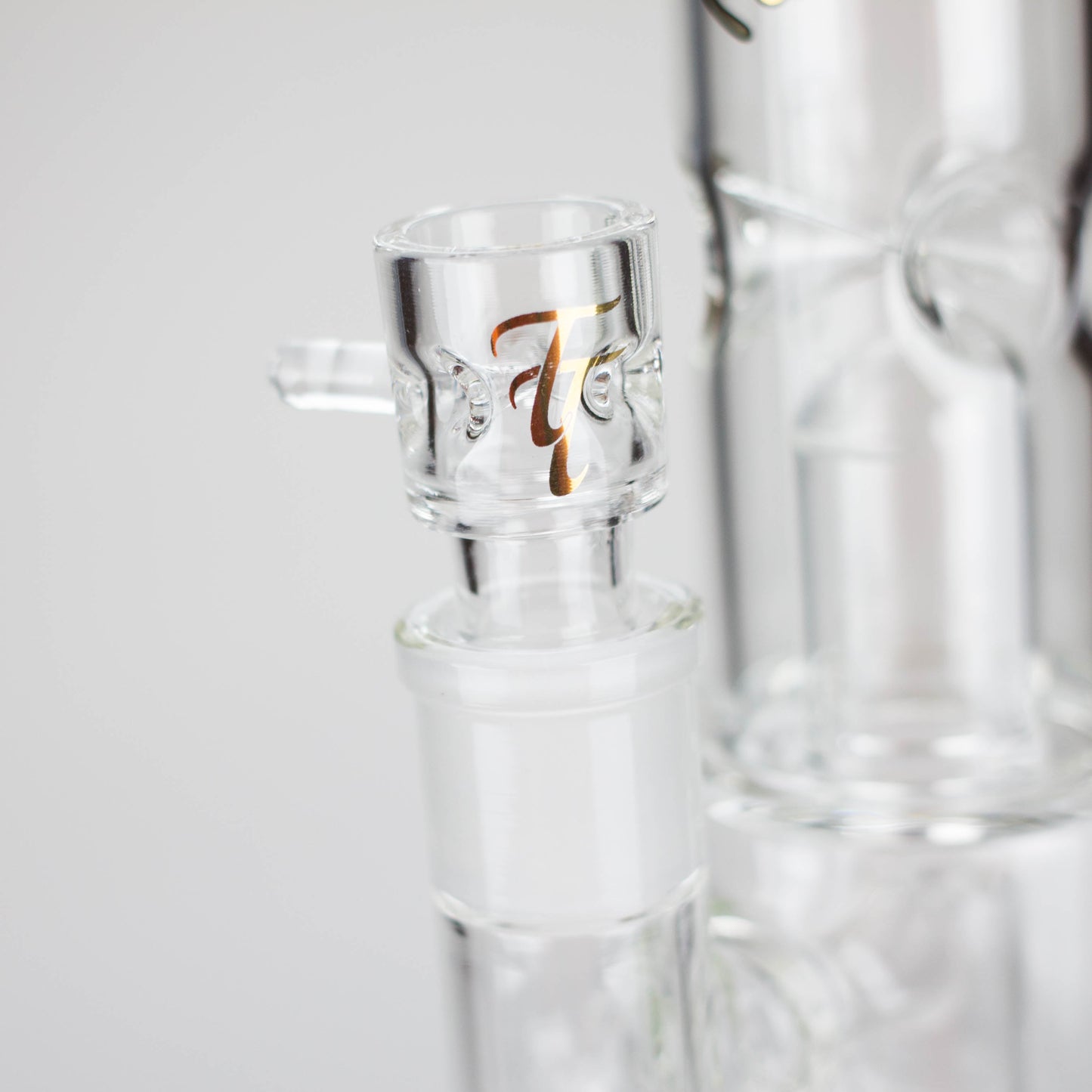 Tech Tubes | 14" Circ Cannon Clear Glass Bong_13