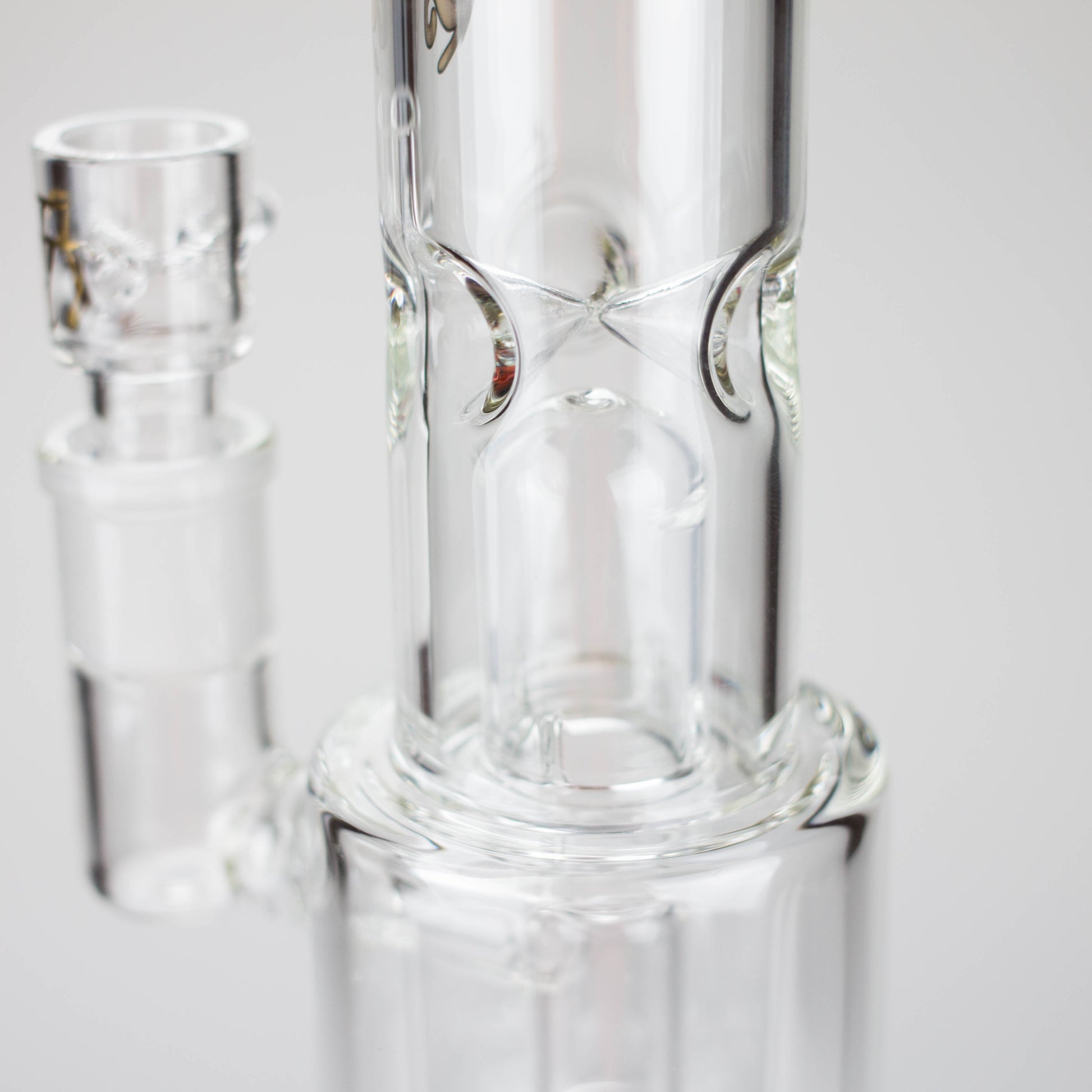 Tech Tubes | 14" Circ Cannon Clear Glass Bong_1