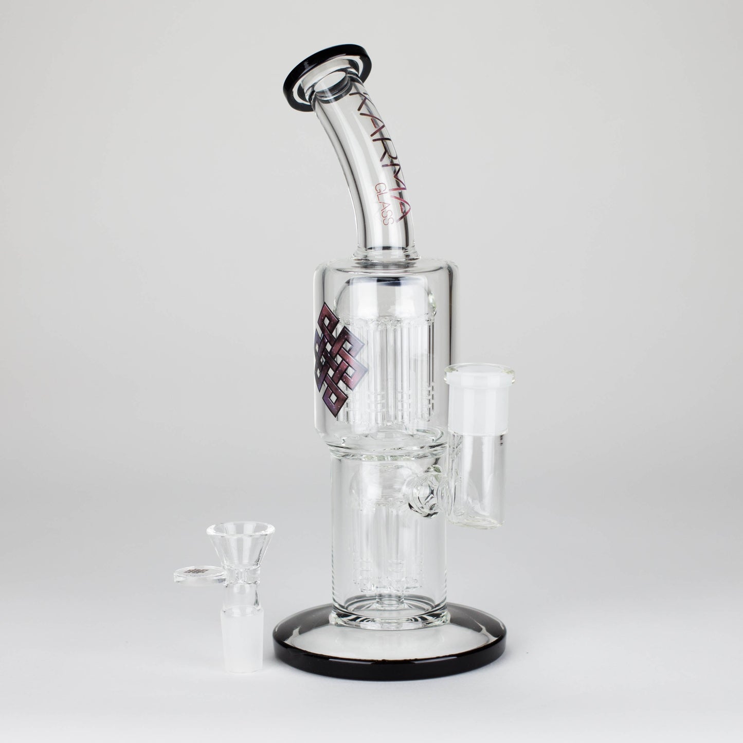 Karma | Glass Bong 11" Double Tree Bend_1