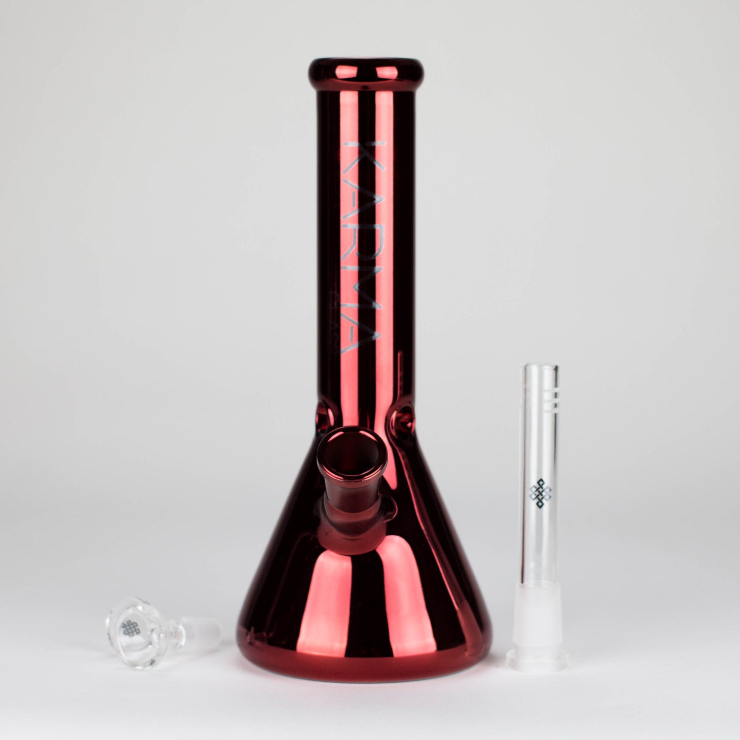 Karma | Glass Bong 9" Beaker Metallic_8
