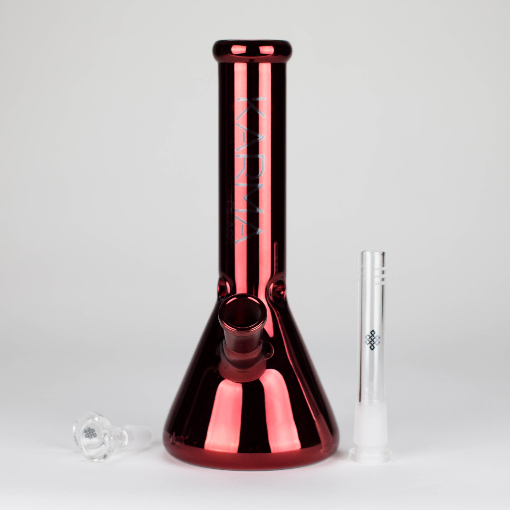 Karma | Glass Bong 9" Beaker Metallic_8