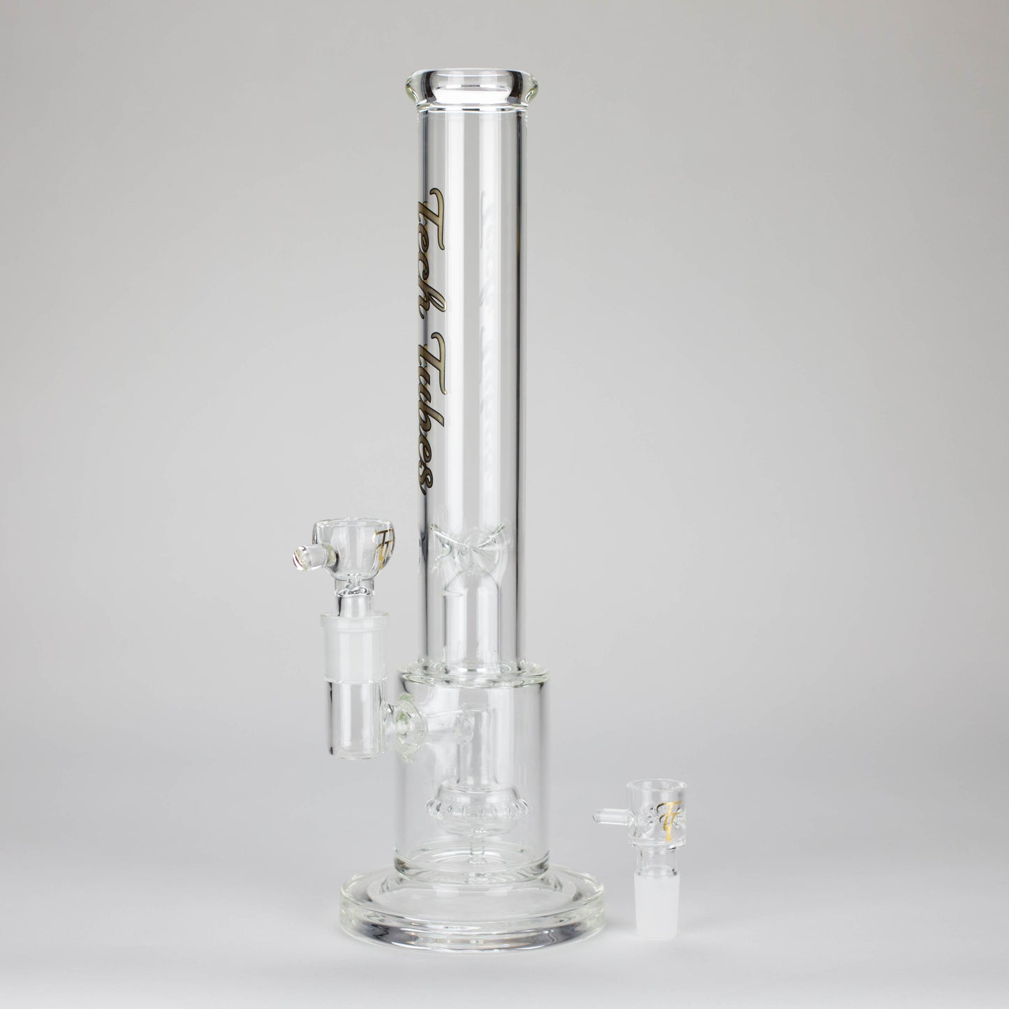 Tech Tubes | 14" Circ Cannon Clear Glass Bong_0