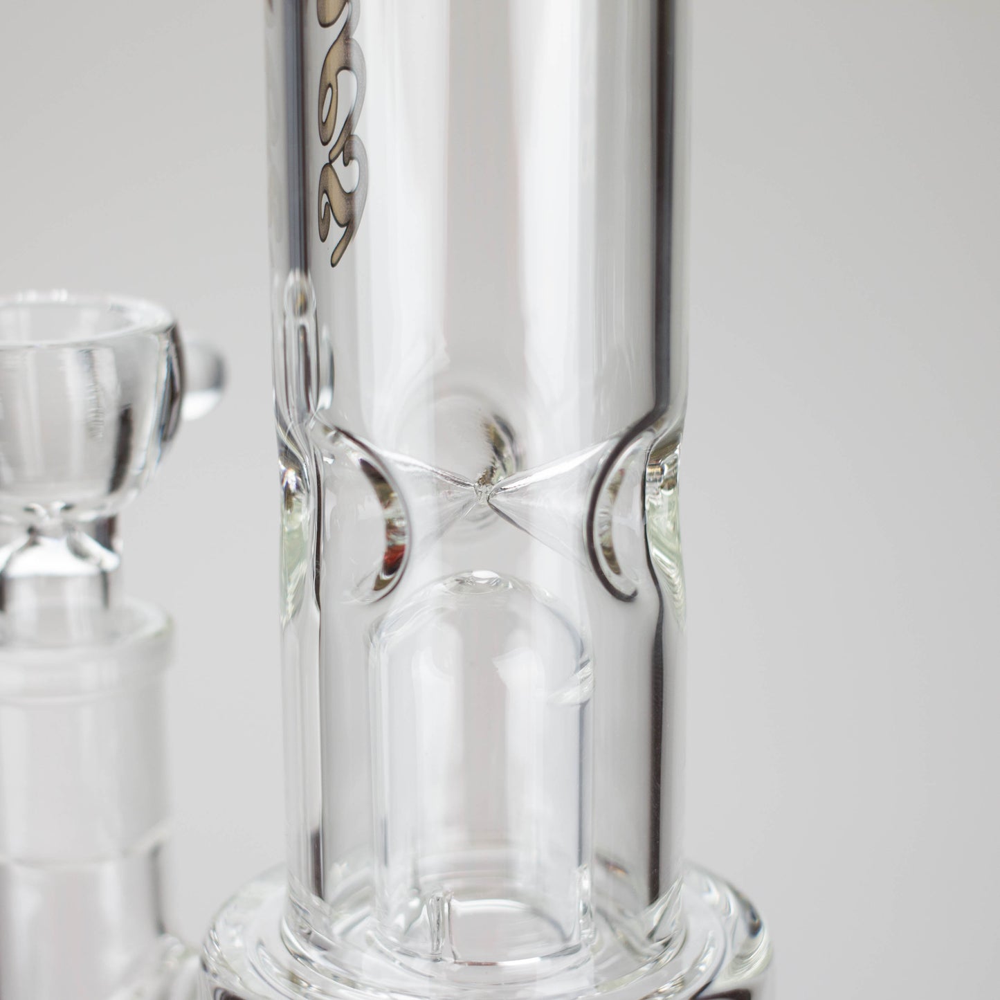 Tech Tubes | 14" Circ Cannon Clear Glass Bong_11