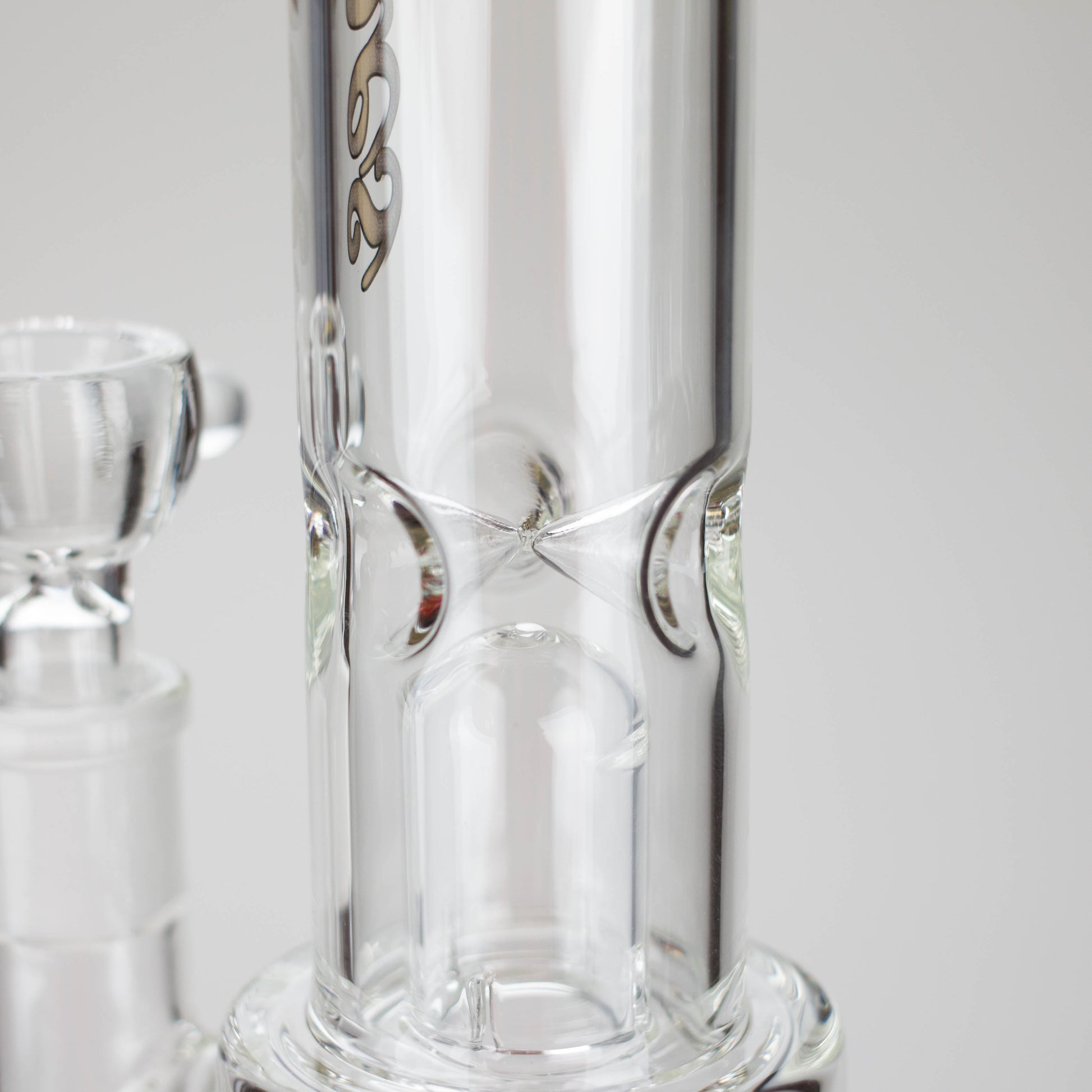 Tech Tubes | 14" Circ Cannon Clear Glass Bong_11