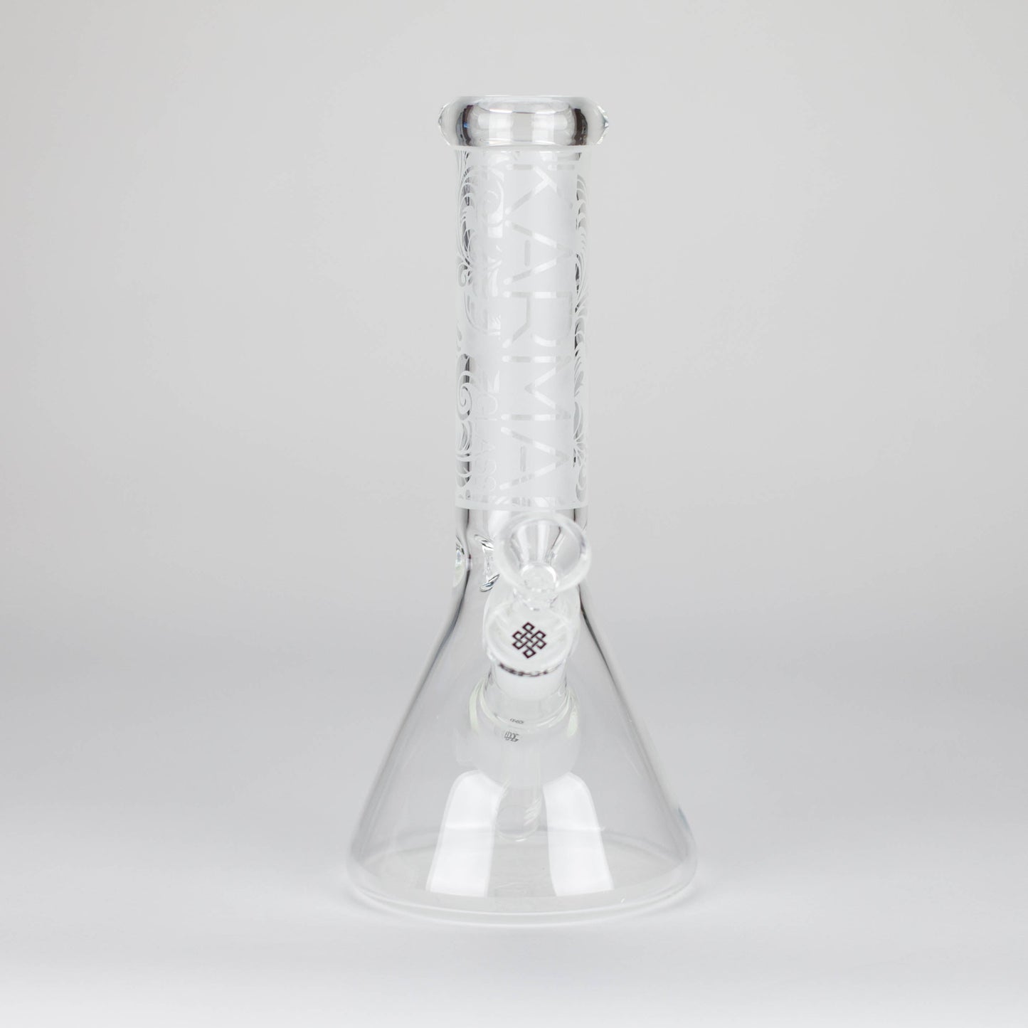Karma | 9" Beaker Sandblasted Glass Bong_4