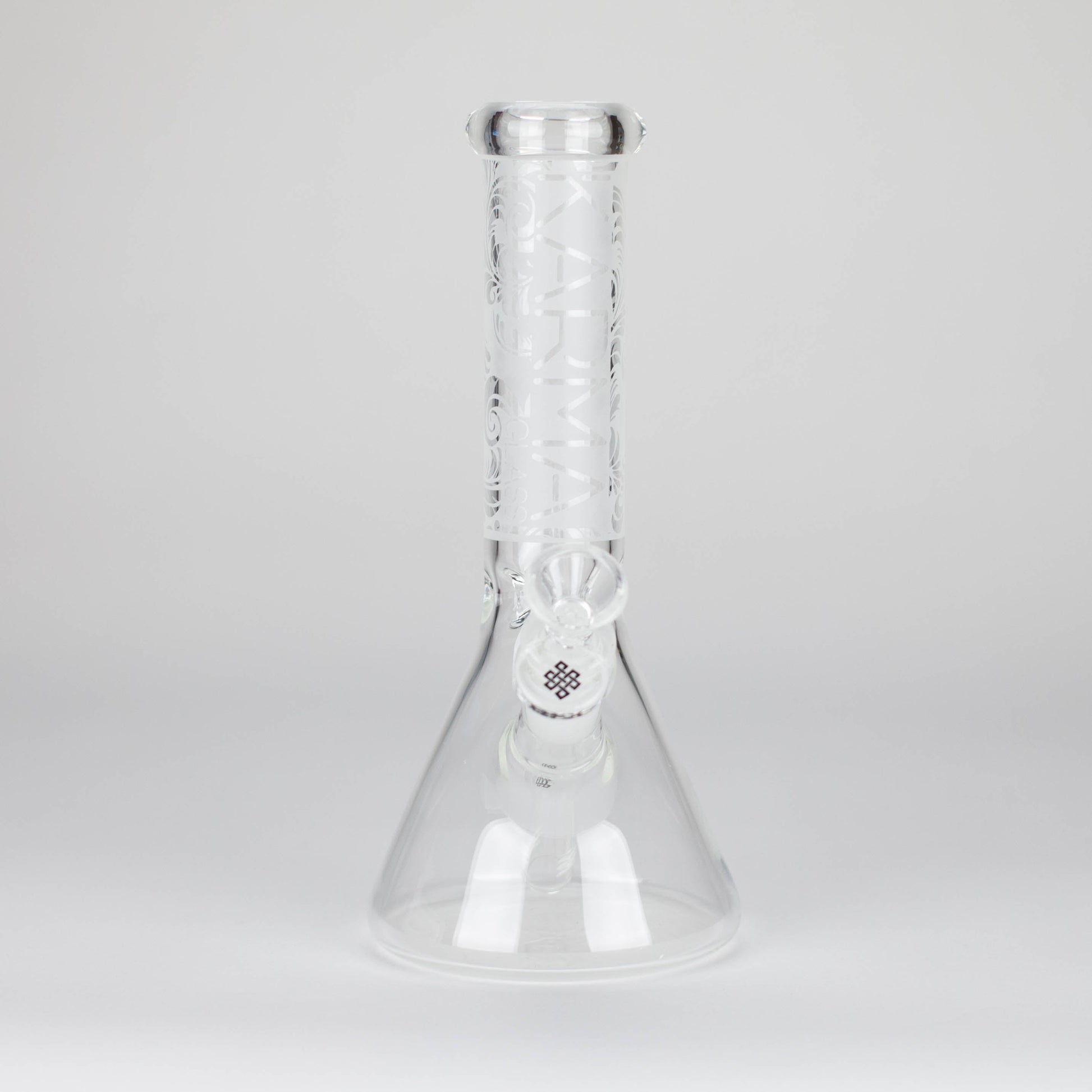 Karma | 9" Beaker Sandblasted Glass Bong_4