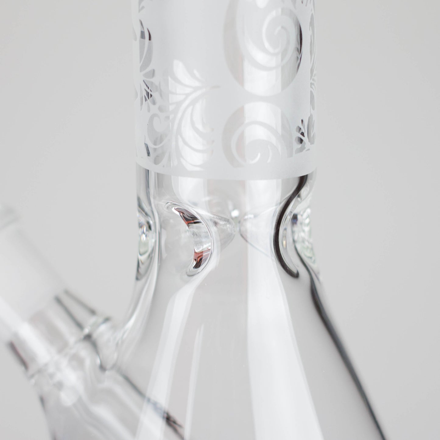 Karma | 9" Beaker Sandblasted Glass Bong_6