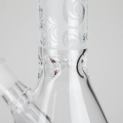 Karma | 9" Beaker Sandblasted Glass Bong_6