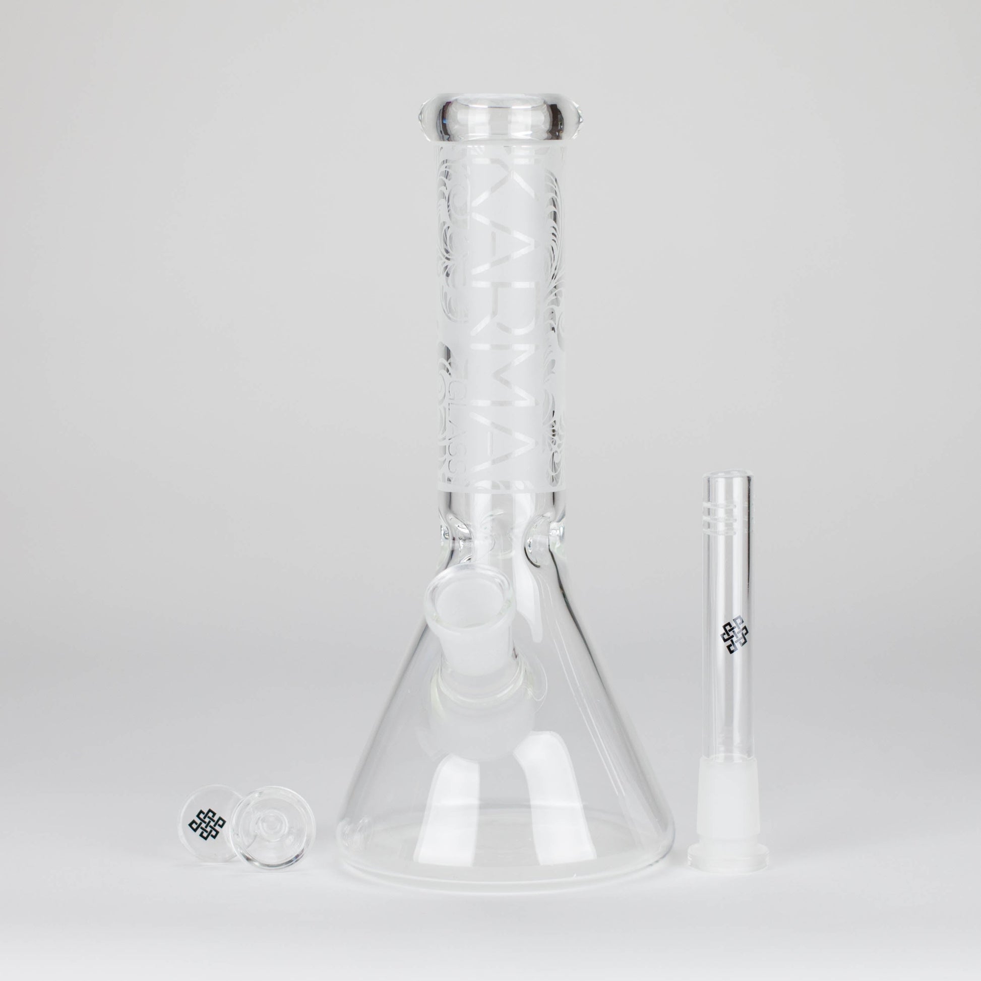 Karma | 9" Beaker Sandblasted Glass Bong_9