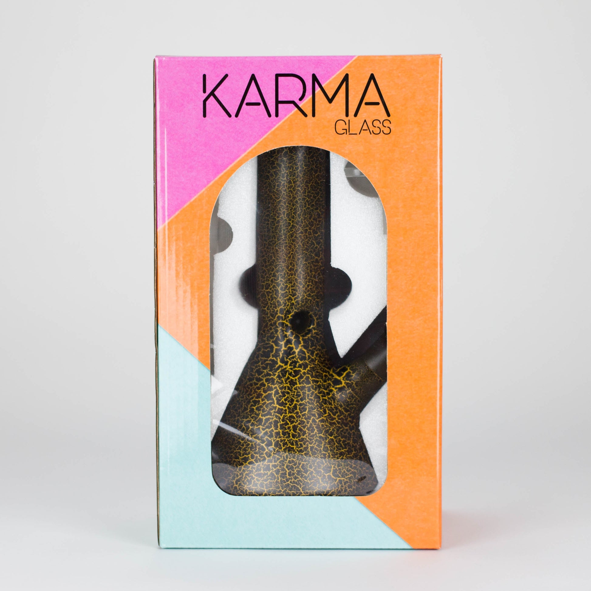 Karma | 9" Beaker Lightning Plated Glass Bong_3