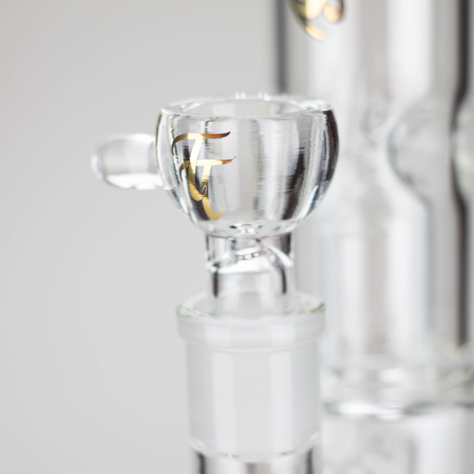 Tech Tubes | 14" Circ Cannon Clear Glass Bong_12