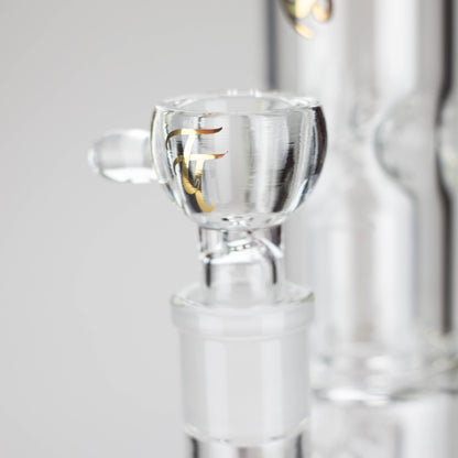 Tech Tubes | 14" Circ Cannon Clear Glass Bong_12