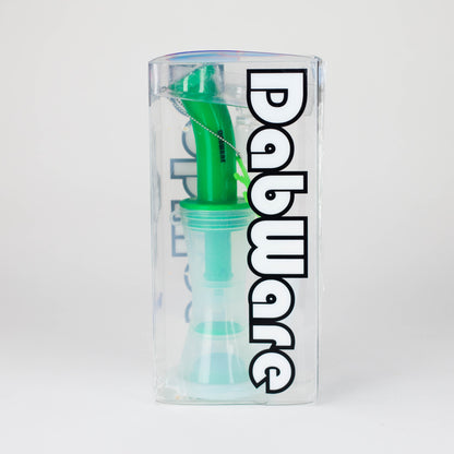 Dabware | Silicone Bubbler Platinum 10" Double Perc (Green)_1